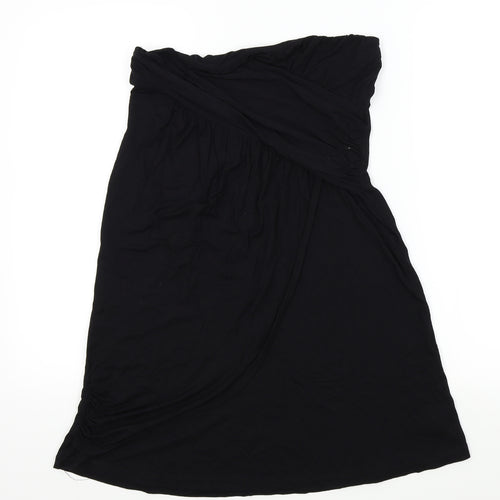 NEXT Womens Black   Fit & Flare  Size 12  - Ruffle Detail