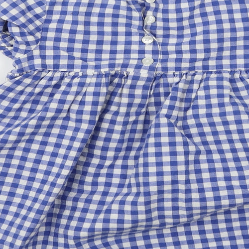 NEXT  Girls Blue Check  A-Line  Size 2 Years