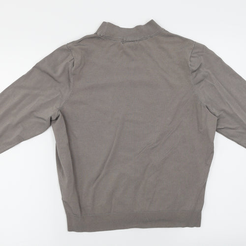 H&M Womens Grey   Pullover Jumper Size M