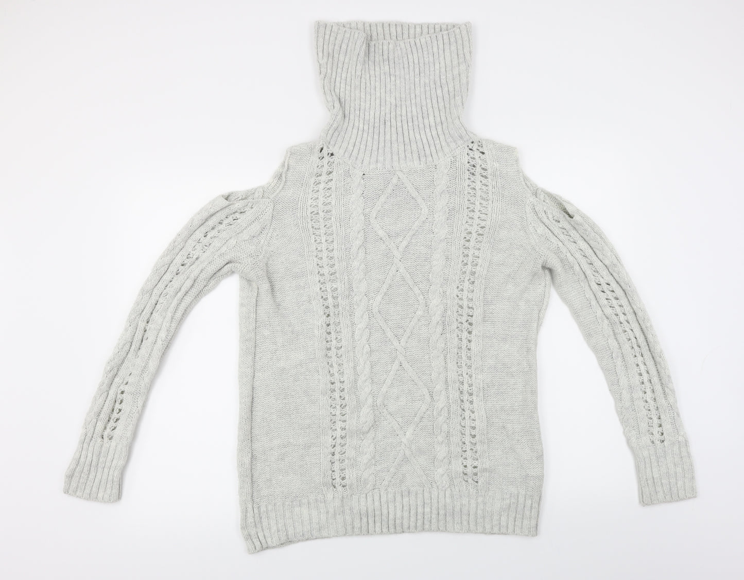Papaya Womens Grey   Pullover Jumper Size M