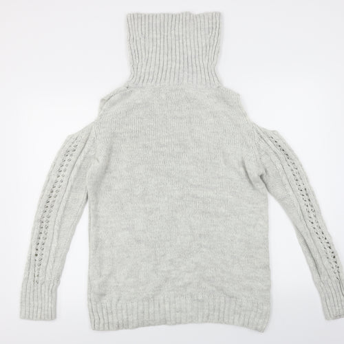 Papaya Womens Grey   Pullover Jumper Size M