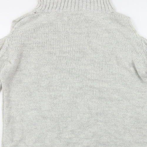 Papaya Womens Grey   Pullover Jumper Size M