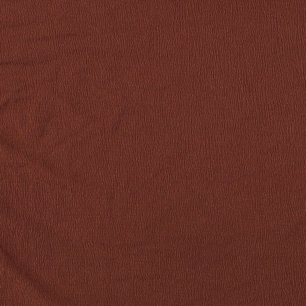 Pull&Bear  Womens Brown   Basic Blouse Size XS