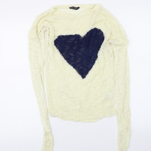 Select  Womens Ivory   Pullover Jumper Size 10