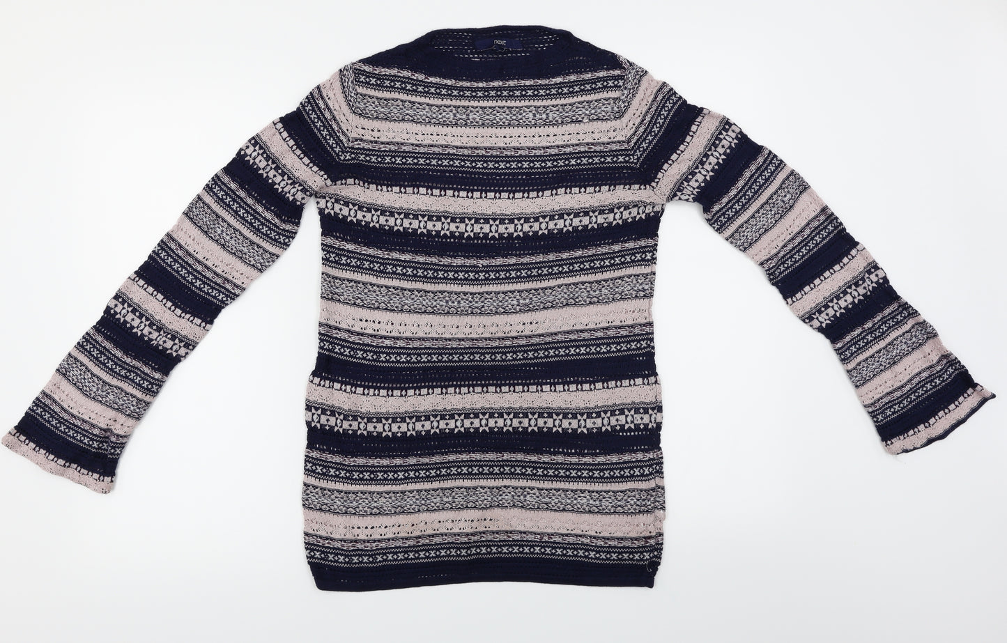NEXT  Womens Blue Striped  Pullover Jumper Size 10