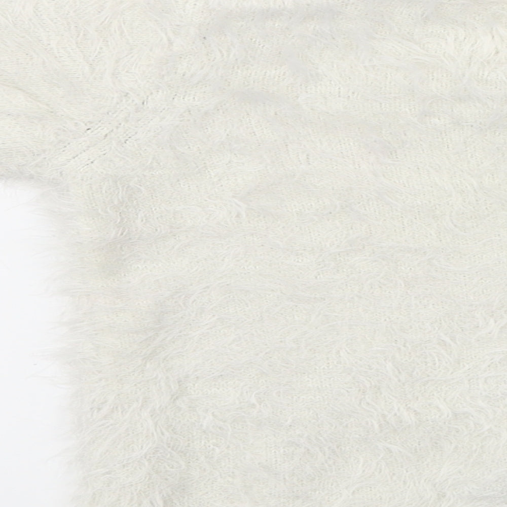 TU Boys White   Pullover Jumper Size 7 Years  - Christmas  Jumper