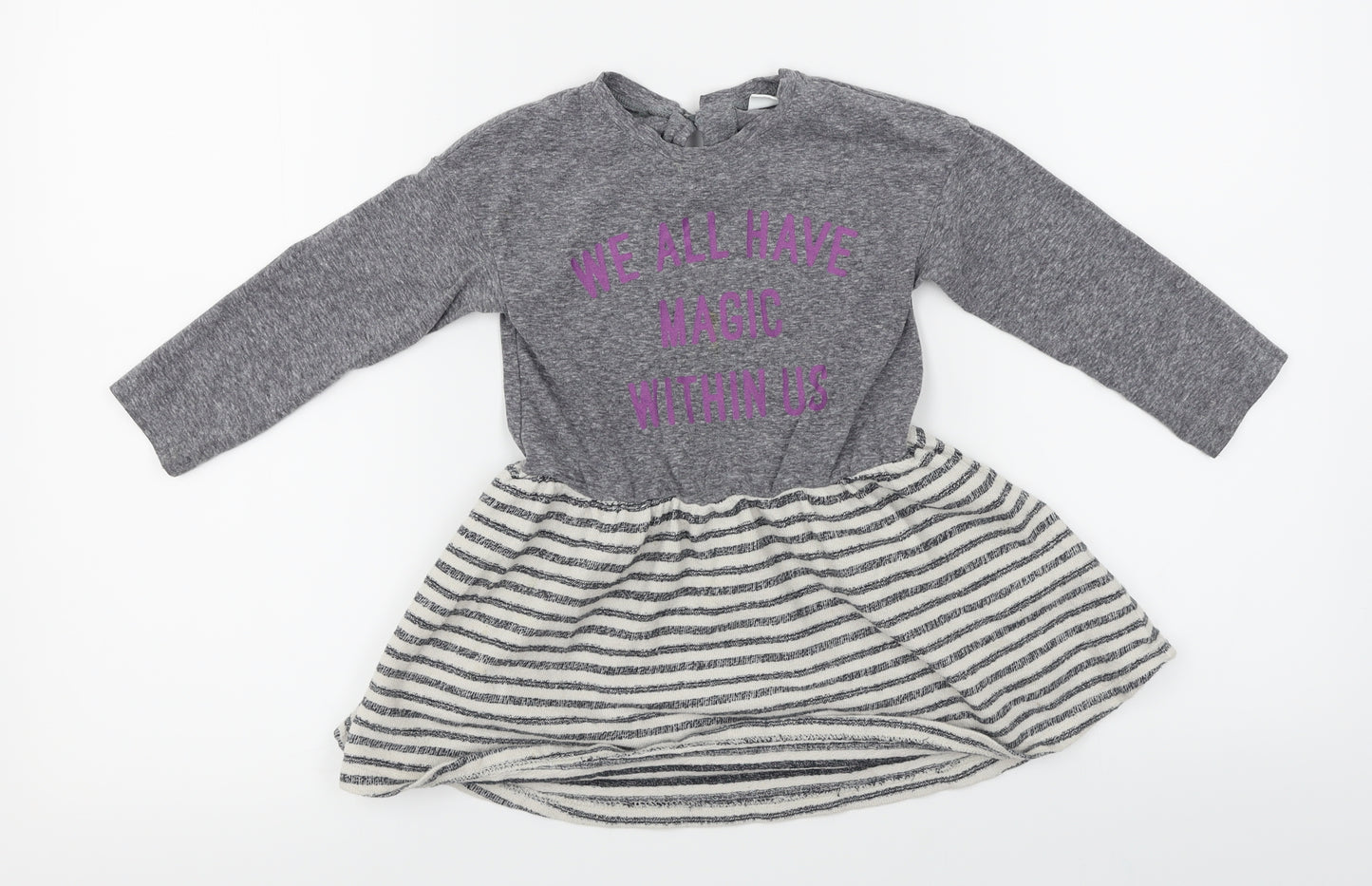 NEXT  Girls Grey   A-Line  Size 2-3 Years