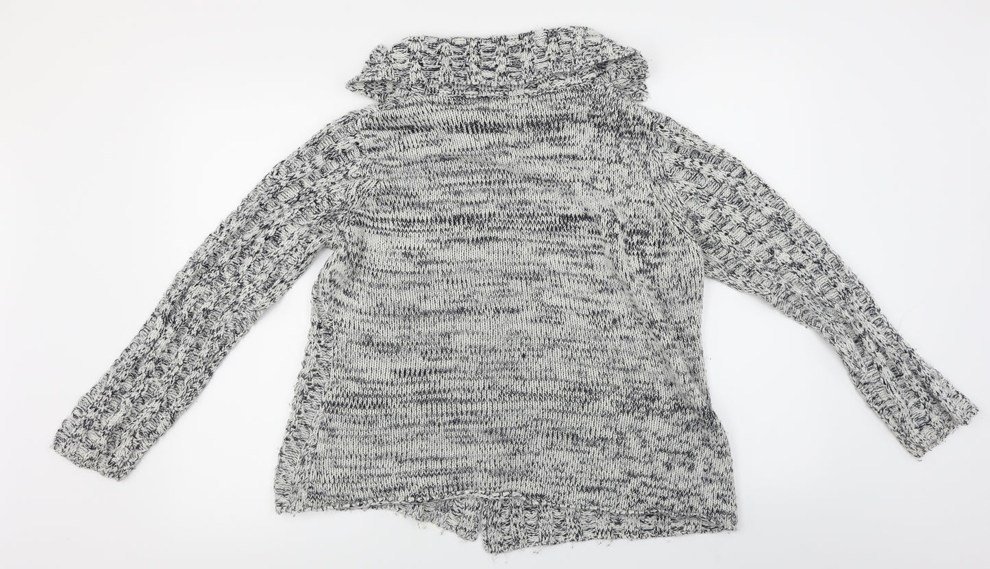 Pure & Natural  Womens Grey   Cardigan Jumper Size 16