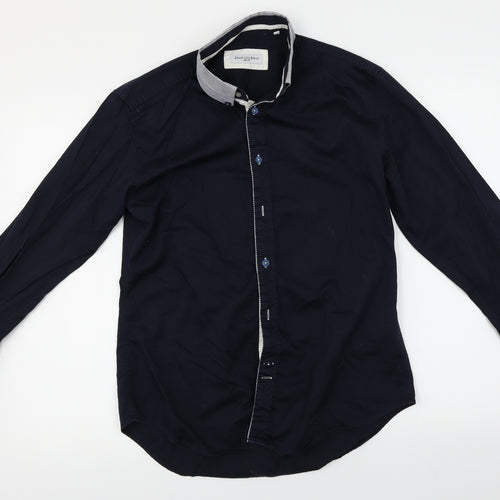 Jiggler Lord Berlue  Mens Blue    Button-Up Size S