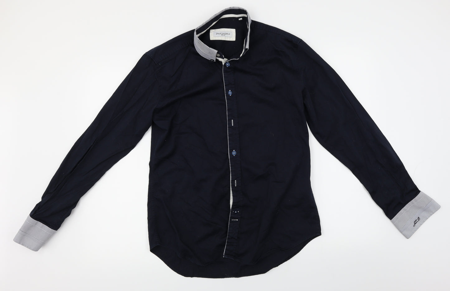 Jiggler Lord Berlue  Mens Blue    Button-Up Size S