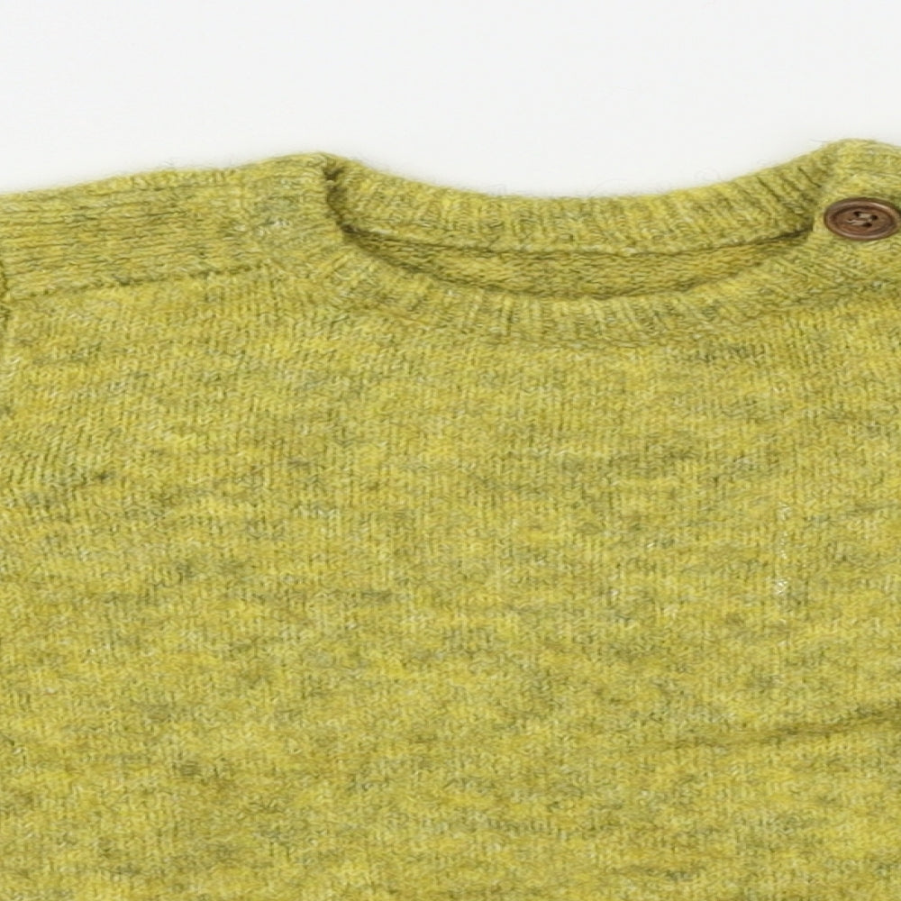 Nutmeg  Boys Yellow   Pullover Jumper Size 2-3 Years