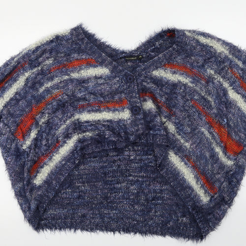 QED London  Womens Blue   Cardigan Jumper Size L