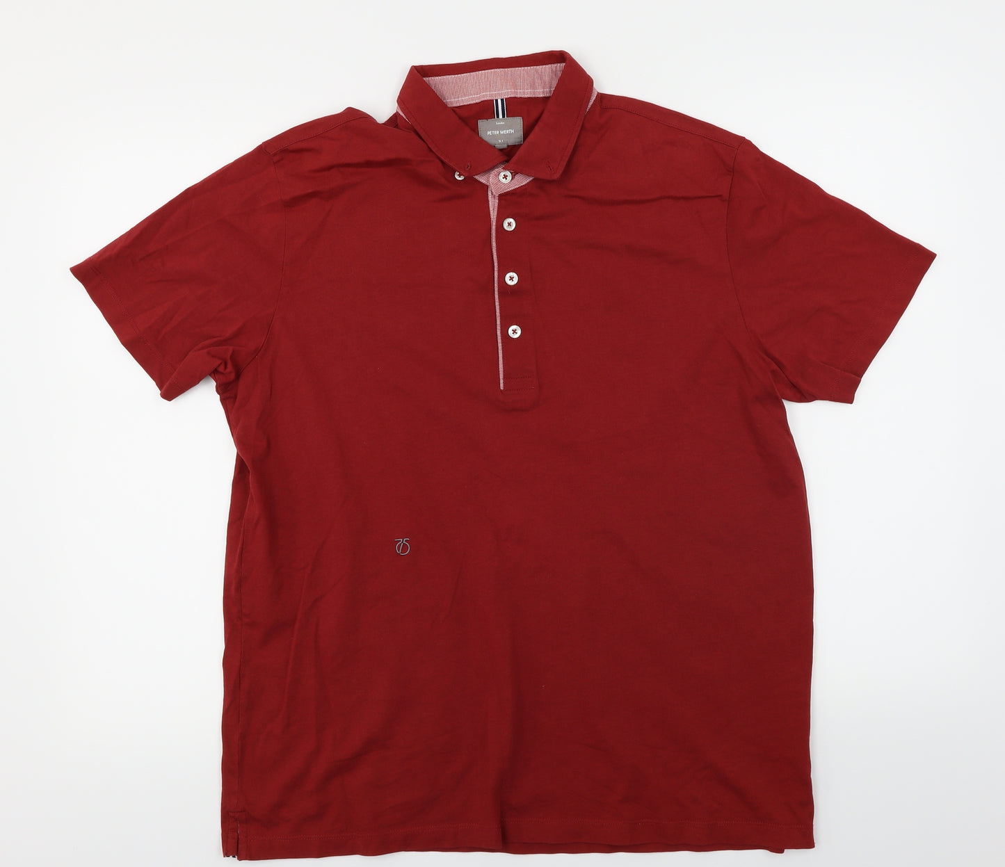Peter Worth  Mens Red    Polo Size XL