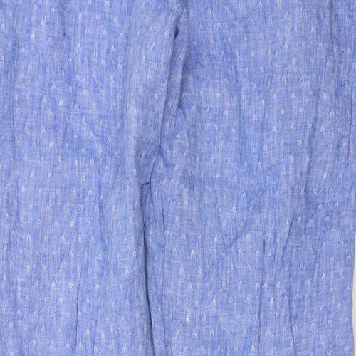 Marks and Spencer  Womens Blue   Trousers  Size 12 L24 in