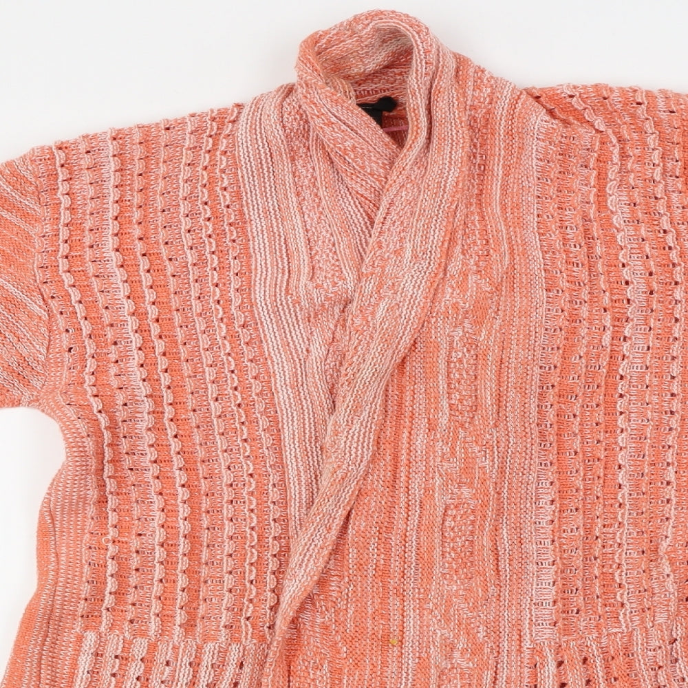Angel  Womens Orange   Cardigan Jumper Size M
