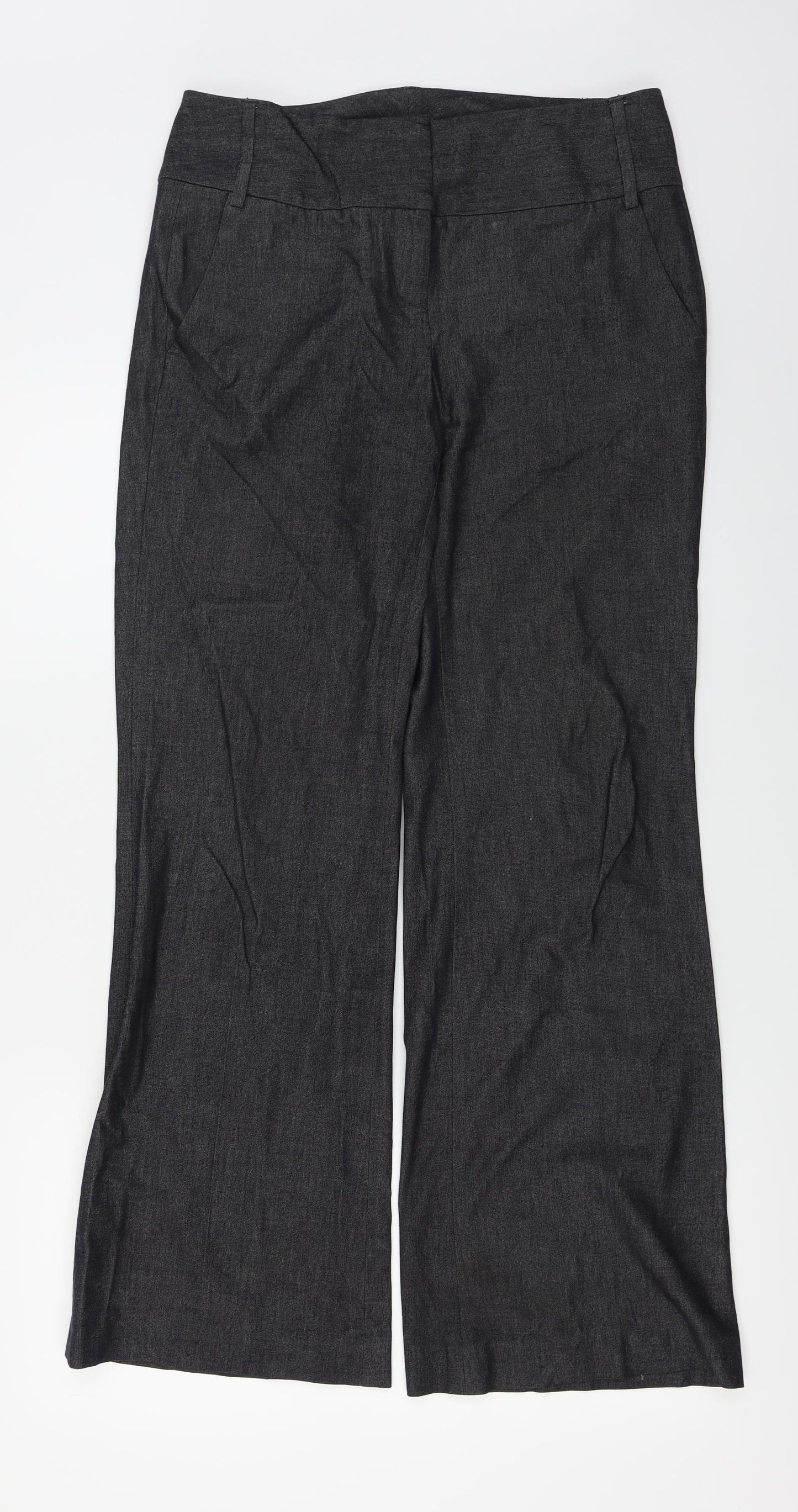 Marks and Spencer  Womens Grey   Trousers  Size 10 L29 in