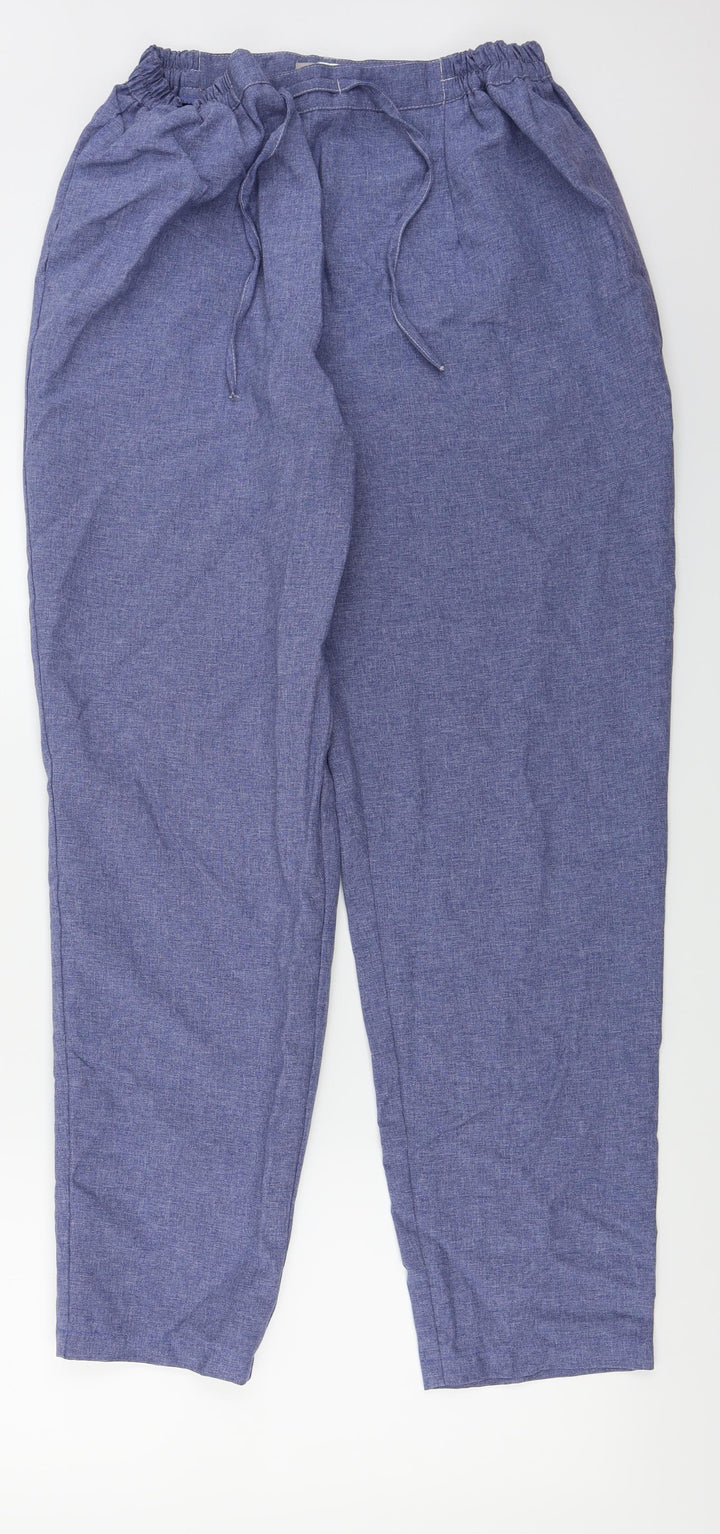 Daxon Womens Blue Trousers Size 16 L28 in