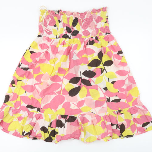 Essential Style  Womens Pink Floral  A-Line  Size 12