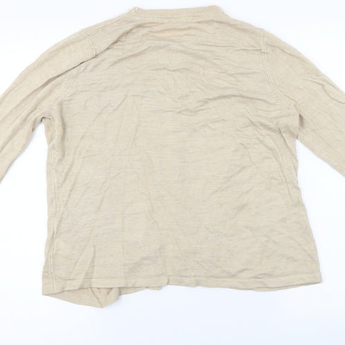 Marks and Spencer  Womens Beige   Cardigan Jumper Size 12