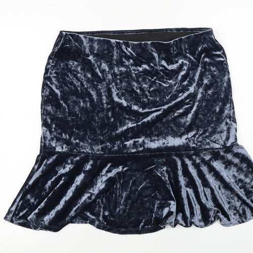 Yessica  Womens Blue   A-Line Skirt Size M