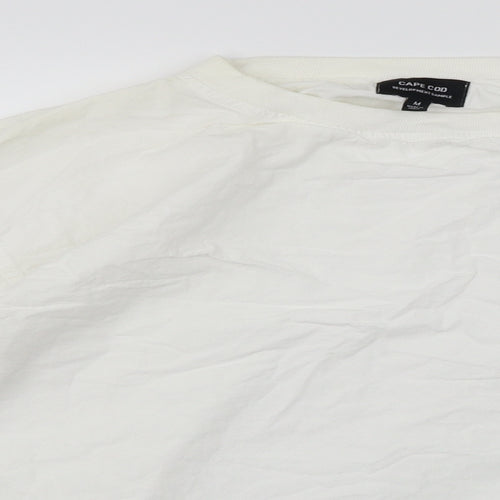 Cape Cod Womens White   Basic T-Shirt Size M