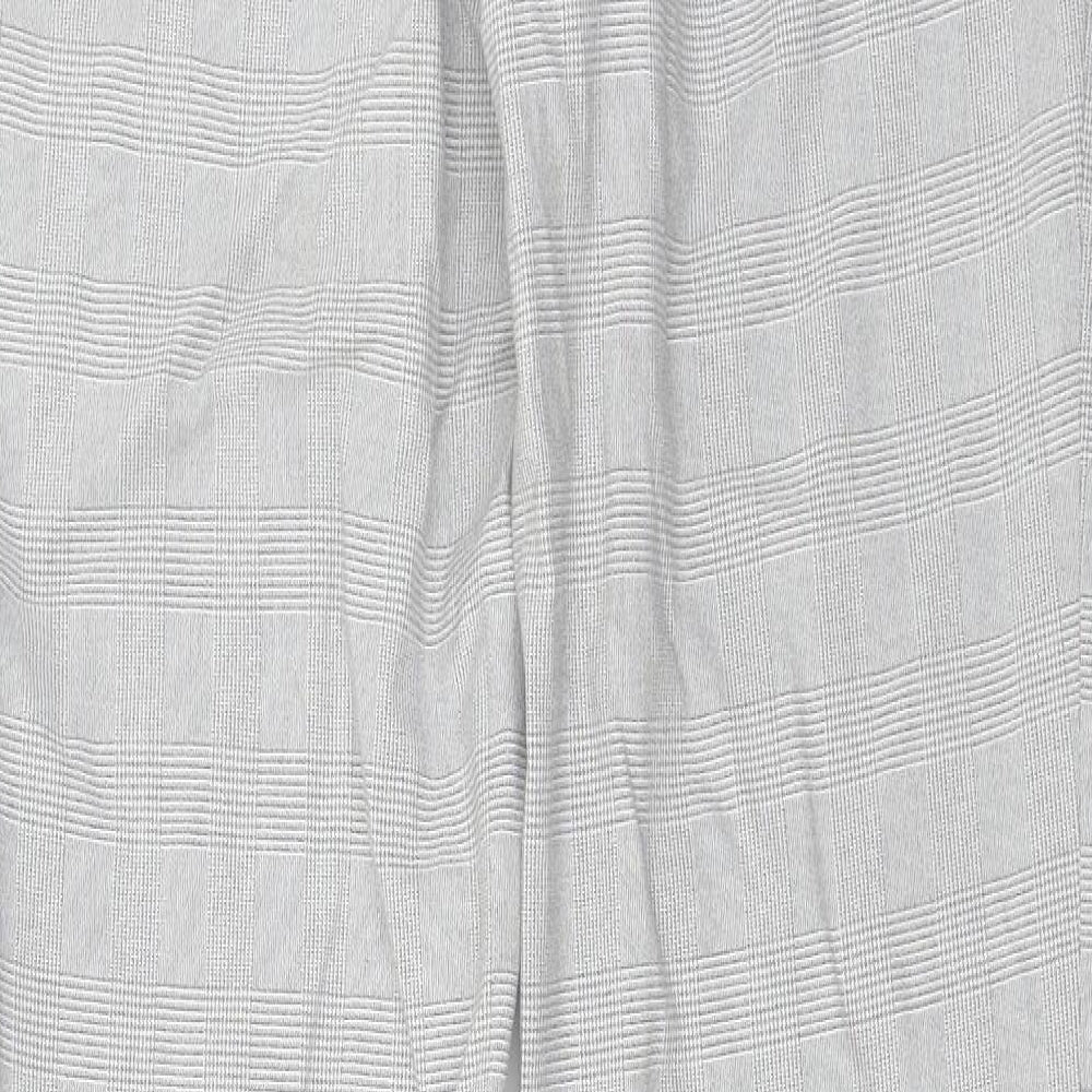 Marks and Spencer  Mens Grey Check  Trousers  Size 30 in L30 in