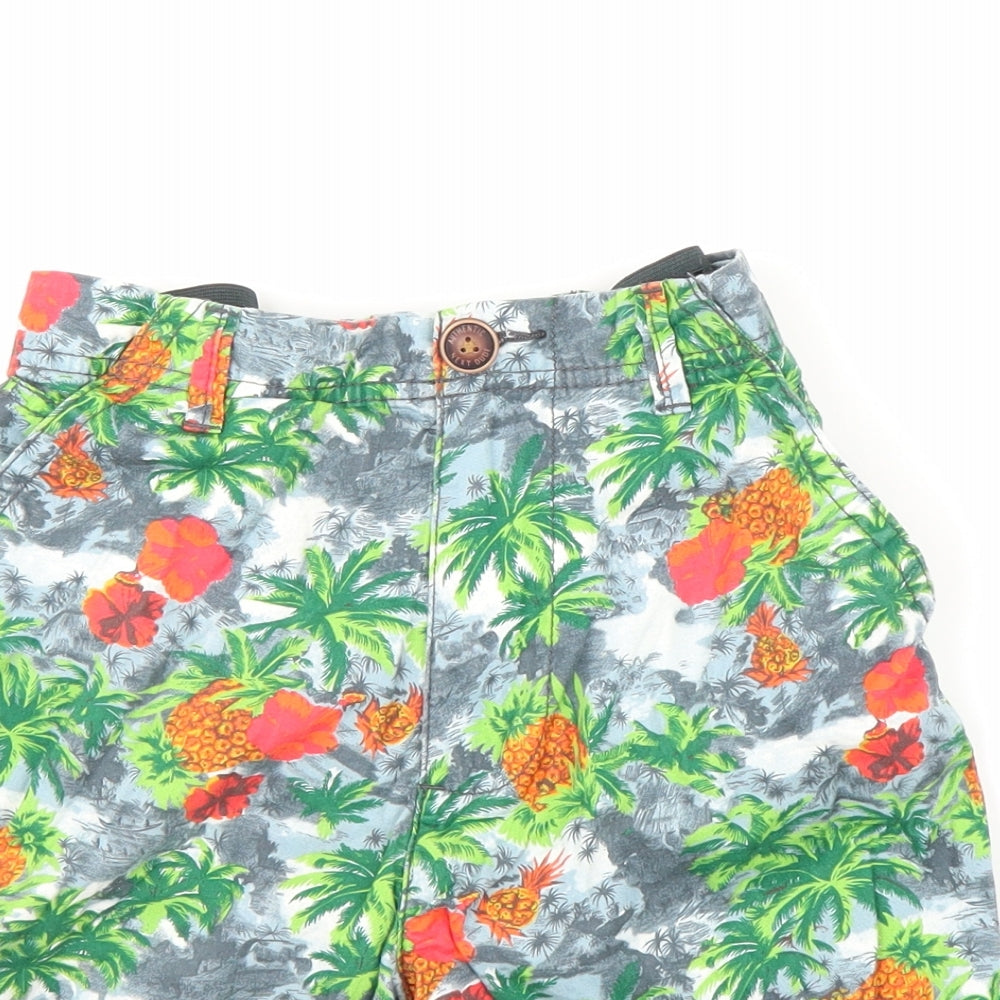 NEXT Boys Green Floral  Bermuda Shorts Size 13 Years - Tropical