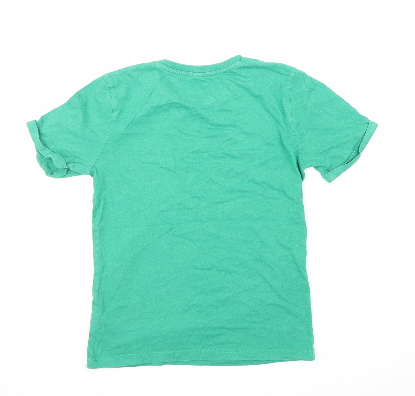 Nutmeg Boys Green   Basic T-Shirt Size 12-13 Years  - Regular Show