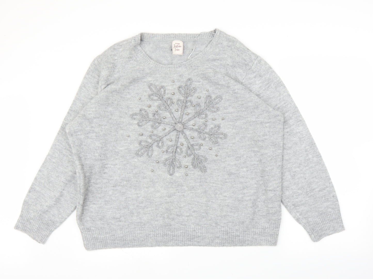 George Womens Grey   Pullover Jumper Size 20  - Christmas