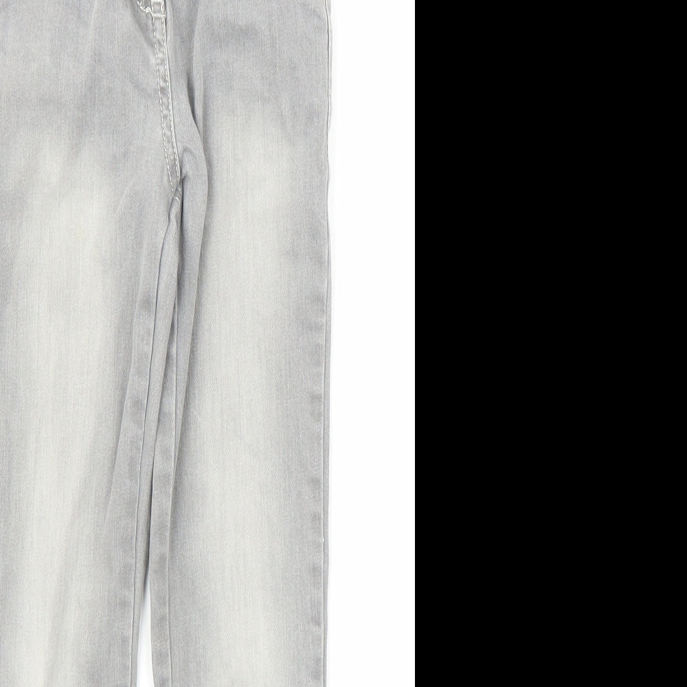 Monsoon Girls Grey  Denim Straight Jeans Size 8 Years