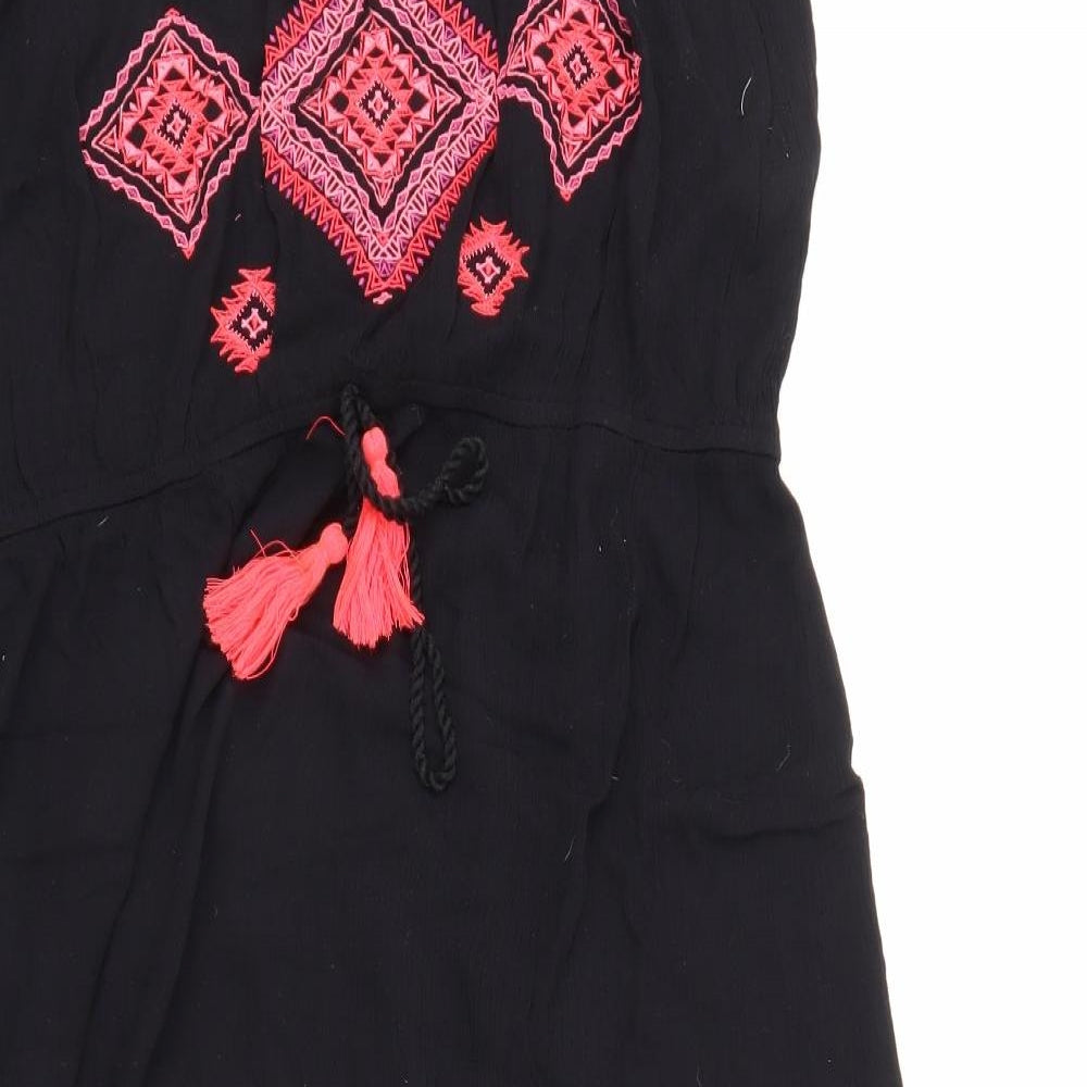 George Womens Black Batik  Maxi  Size 18