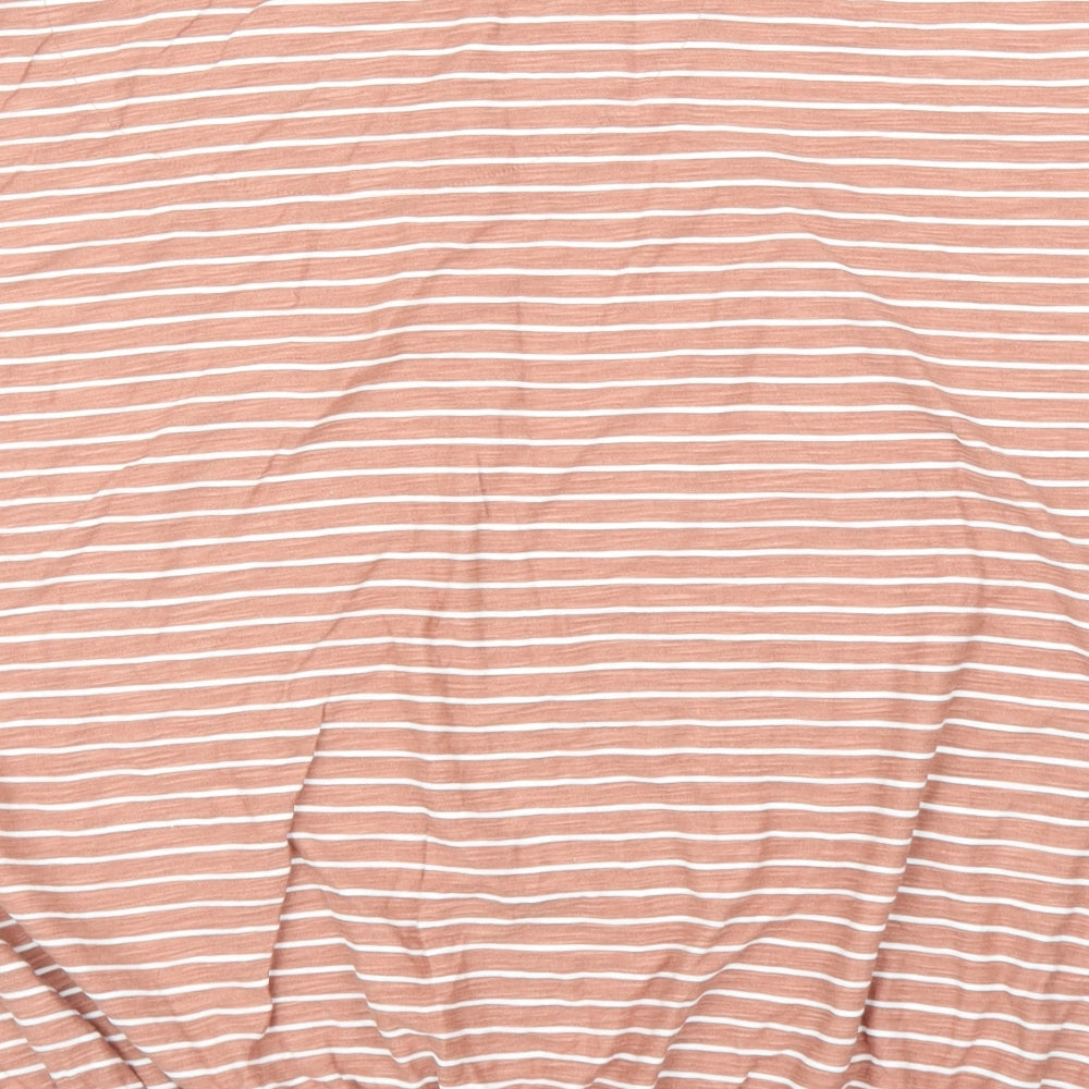 Debenhams Womens Brown Striped  Basic Blouse Size 22