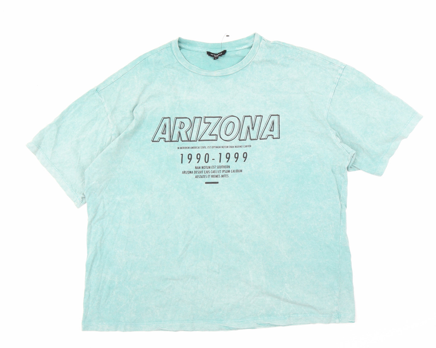 New Look Mens Green    T-Shirt Size L