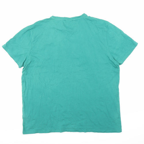 New Look Mens Green    T-Shirt Size L