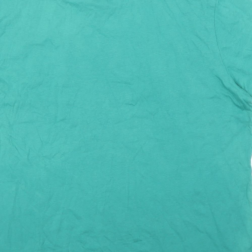 New Look Mens Green    T-Shirt Size L