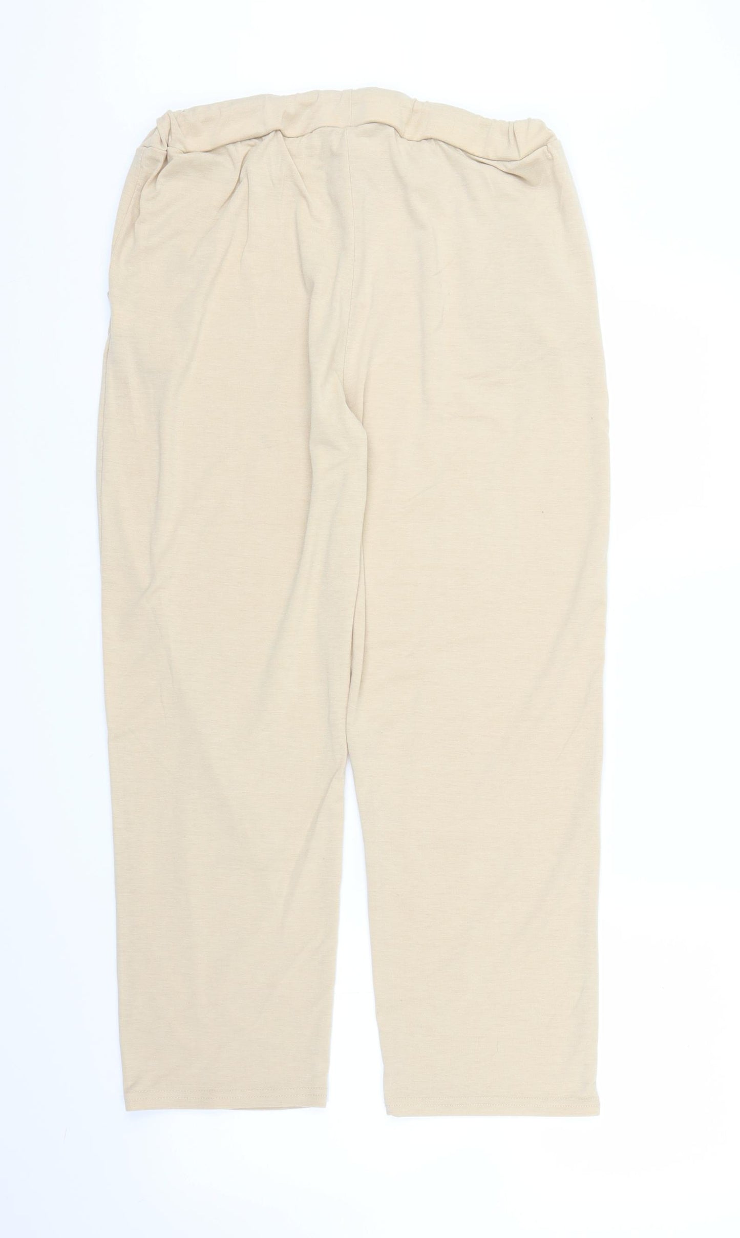 Preworn Womens Beige   Bloomer Trousers Size L L25 in