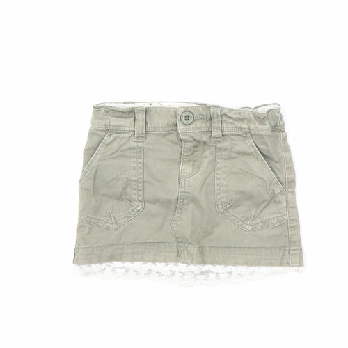 H&M Girls Green   A-Line Skirt Size 2 Years