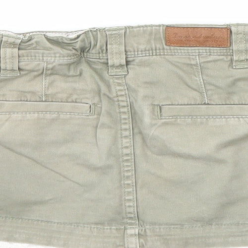 H&M Girls Green   A-Line Skirt Size 2 Years