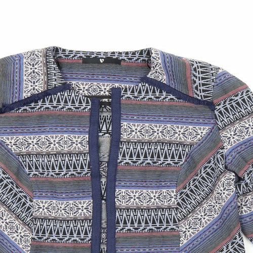 Very Womens Blue Geometric  Jacket  Size 16