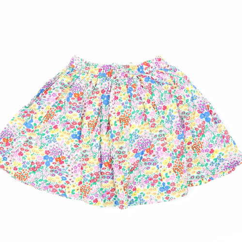 NEXT Girls Multicoloured Floral  A-Line Skirt Size 3-4 Years