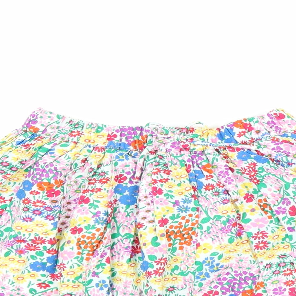 NEXT Girls Multicoloured Floral  A-Line Skirt Size 3-4 Years