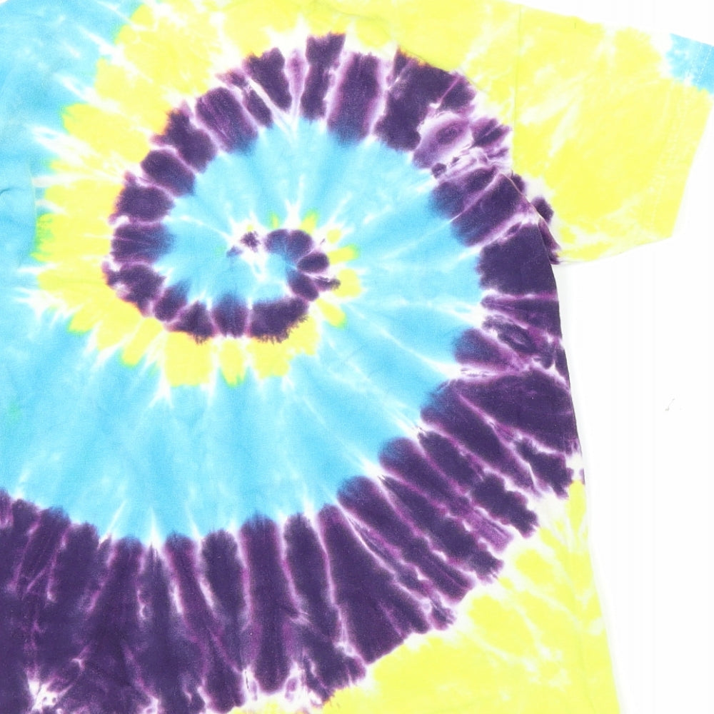 Gildan Boys Multicoloured   Basic T-Shirt Size XS  - Tie Dye