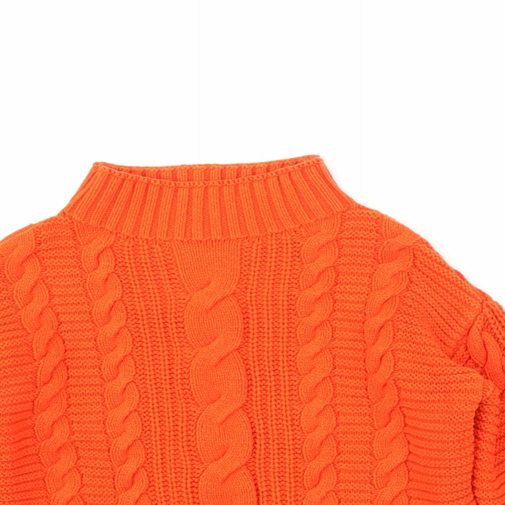 Debenhams Girls Red   Pullover Jumper Size 7 Years