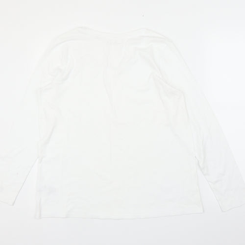 NEXT Womens White   Basic T-Shirt Size 16