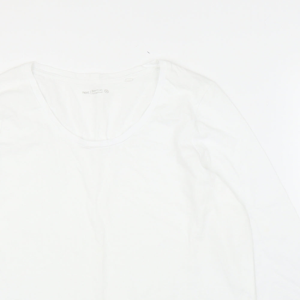 NEXT Womens White   Basic T-Shirt Size 16