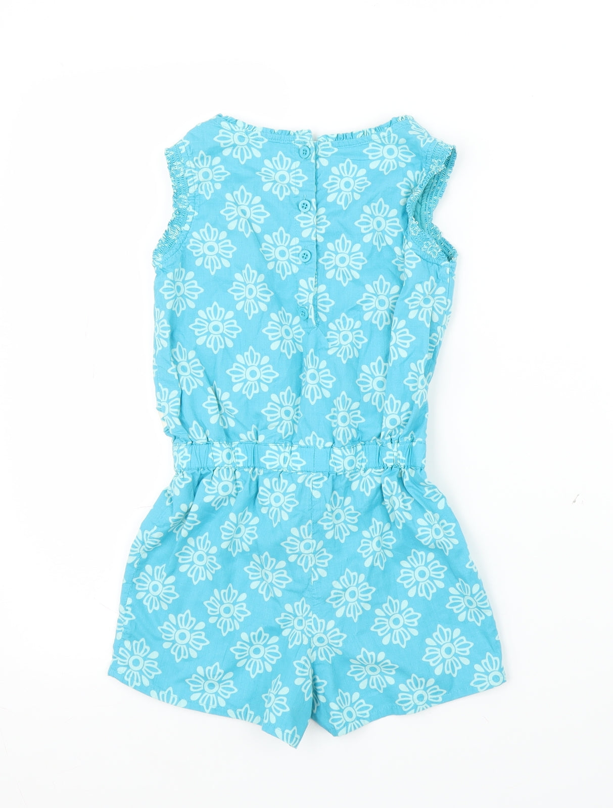 Disney Girls Blue   Romper One-Piece Size 5-6 Years  - Frozen