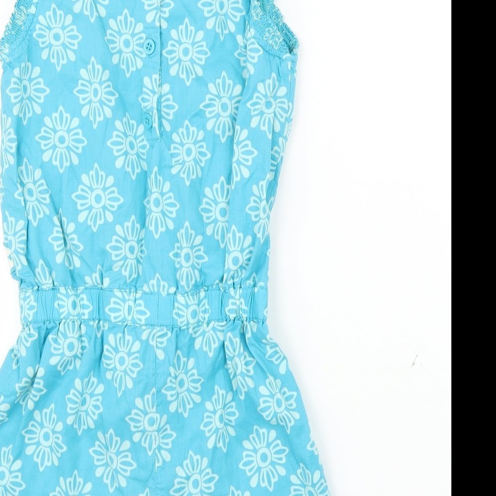 Disney Girls Blue   Romper One-Piece Size 5-6 Years  - Frozen