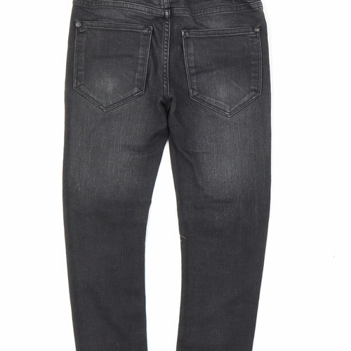NEXT Boys Black  Denim Skinny Jeans Size 6 Years