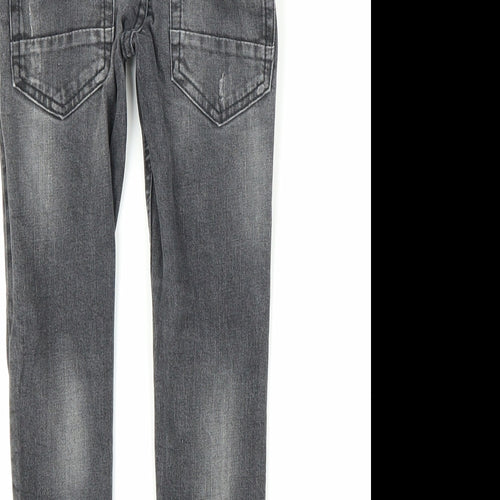 George Boys Grey  Denim Skinny Jeans Size 5-6 Years