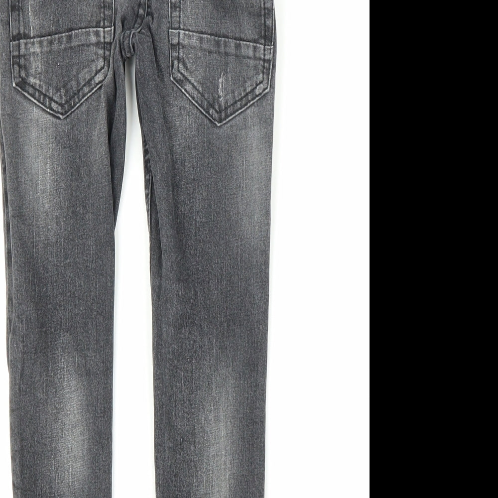 George Boys Grey  Denim Skinny Jeans Size 5-6 Years